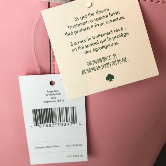 💗NWT Kate Spade Zina Large Tote - Picture 6 of 7
